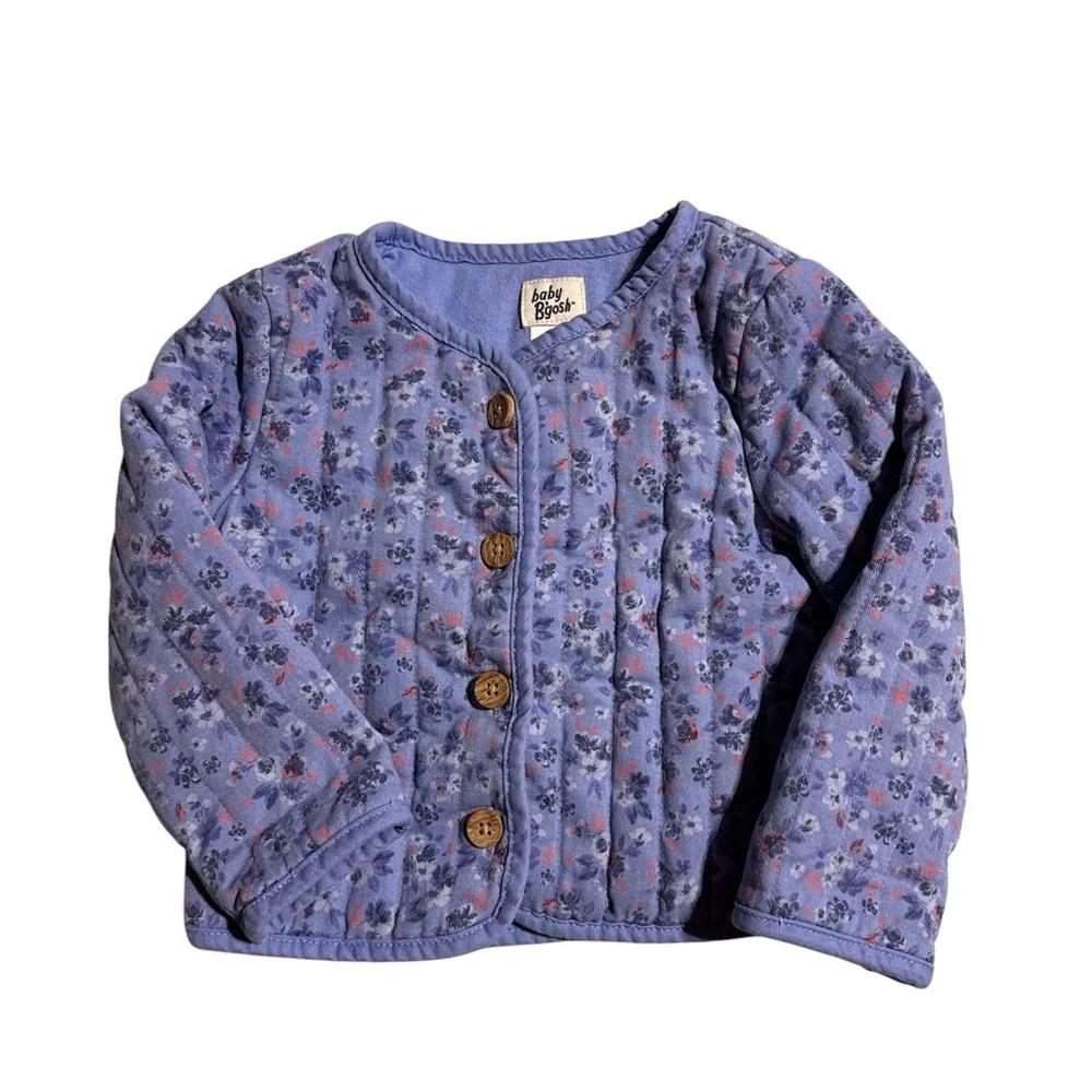 OshKosh B'gosh Blue‎ Floral Kids Jacket